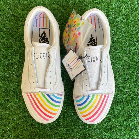 Vans Old Skool Flour Shop Rainbow Leather - Picture 2 of 9